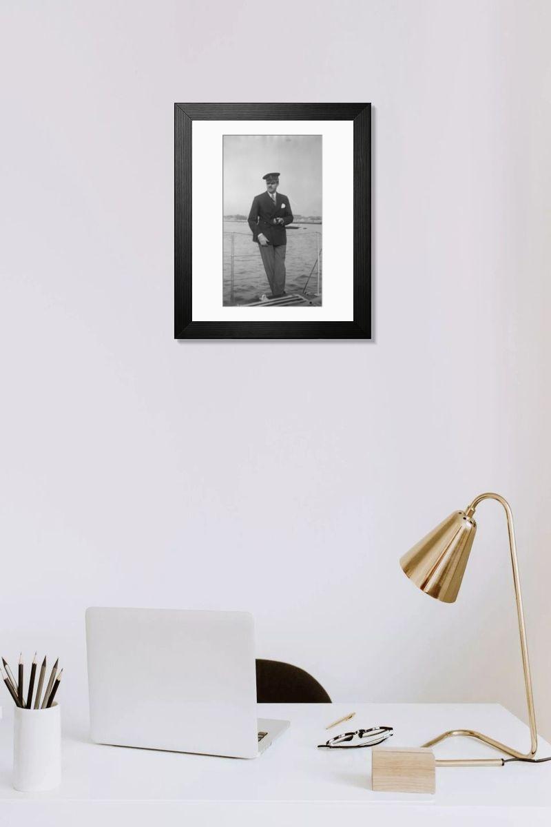 Shown hanging in a room: Modern 14"x12" (36x31cm)