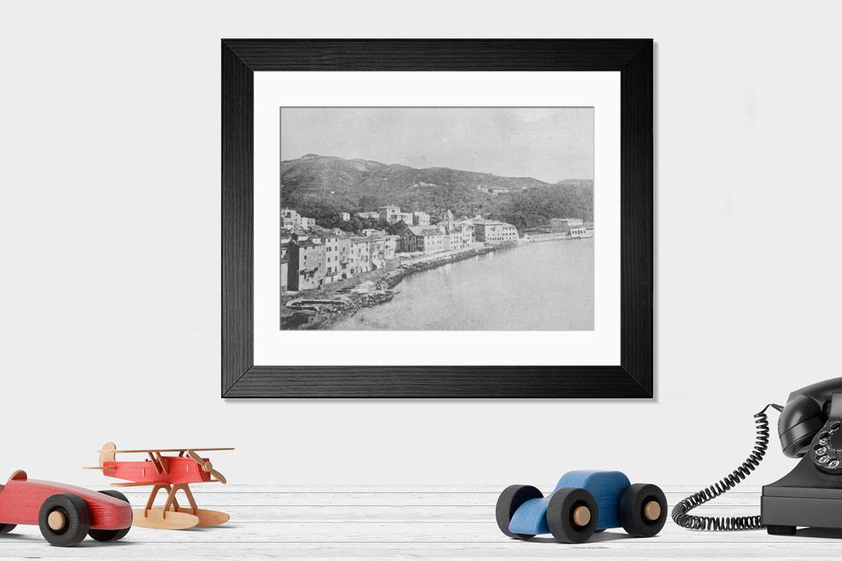 Shown hanging in a room: Modern 14"x12" (36x31cm)