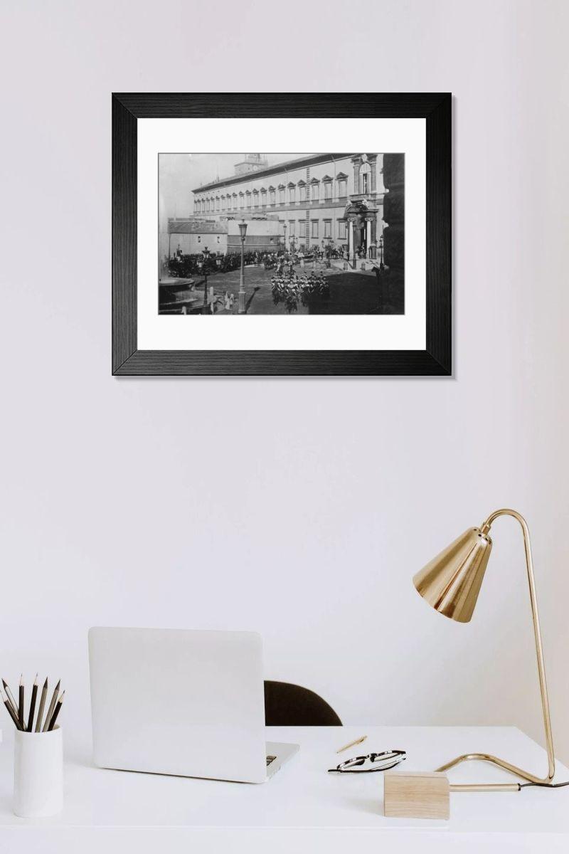 Shown hanging in a room: Modern 14"x12" (36x31cm)