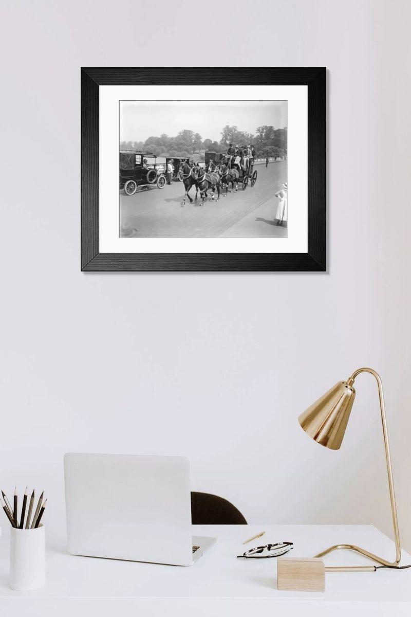 Shown hanging in a room: Modern 14"x12" (36x31cm)