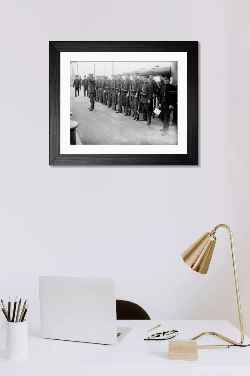 Shown hanging in a room: Modern 14"x12" (36x31cm)