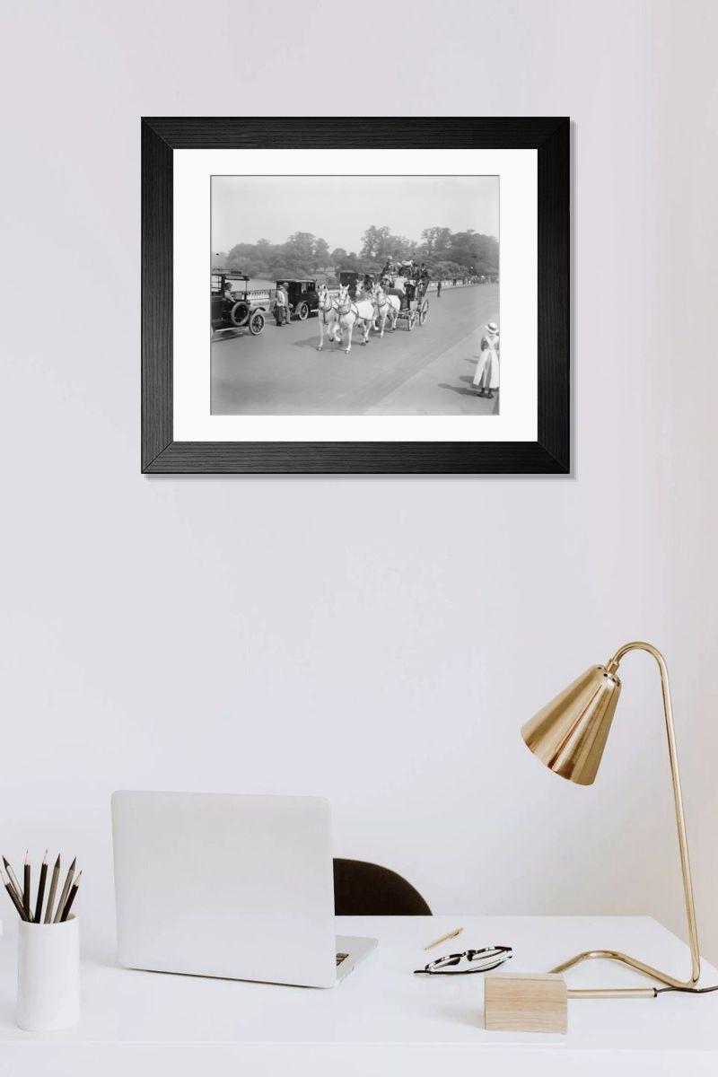 Shown hanging in a room: Modern 14"x12" (36x31cm)