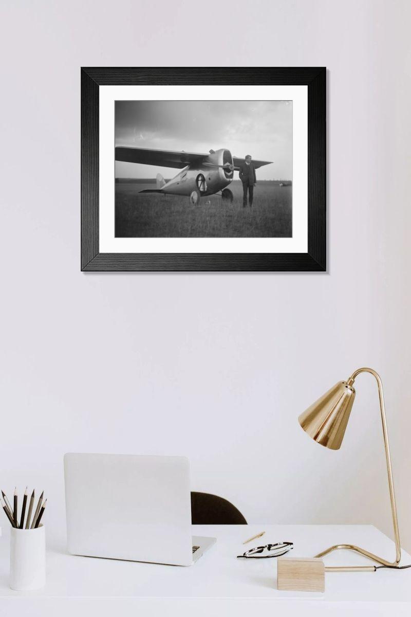 Shown hanging in a room: Modern 14"x12" (36x31cm)