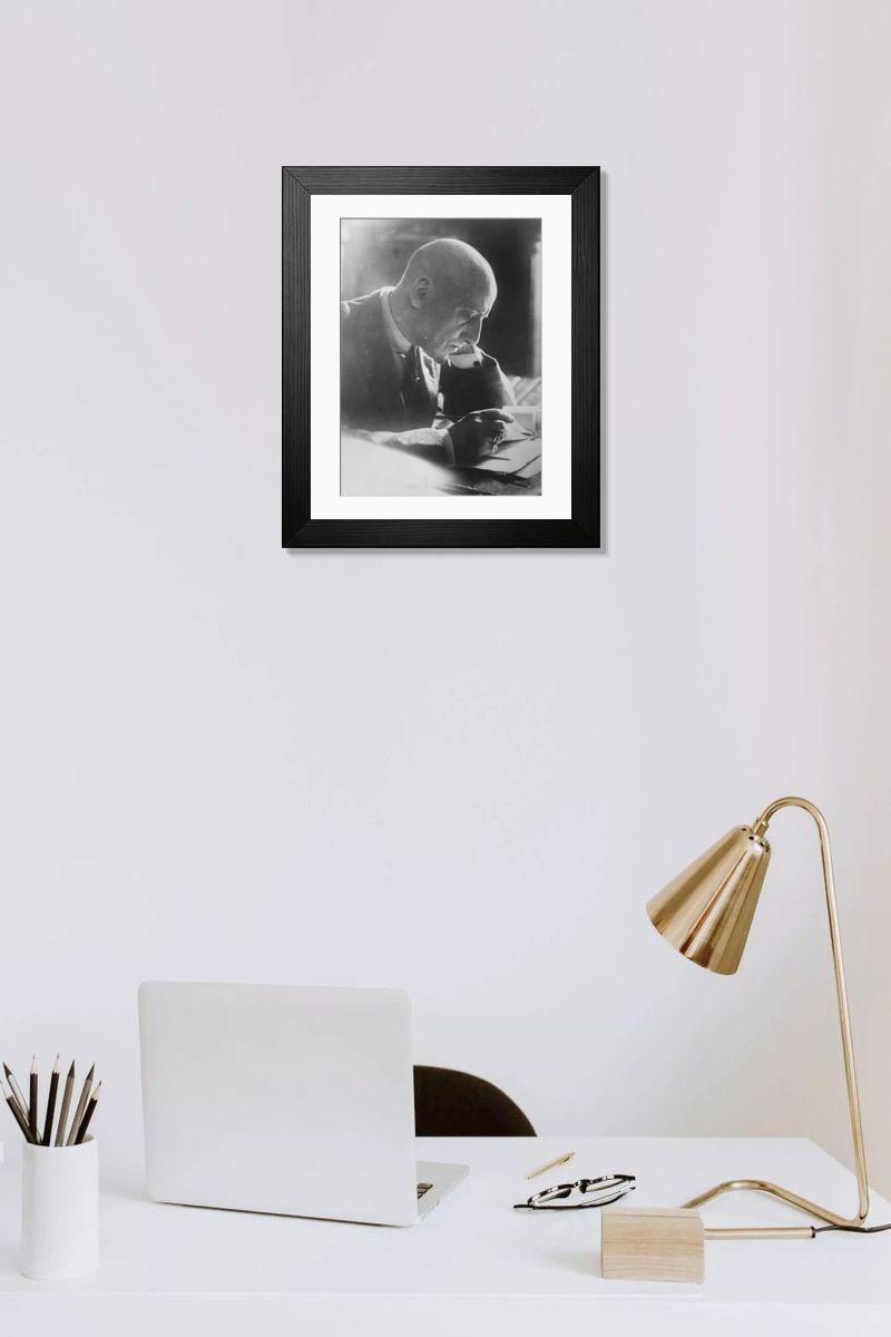 Shown hanging in a room: Modern 14"x12" (36x31cm)