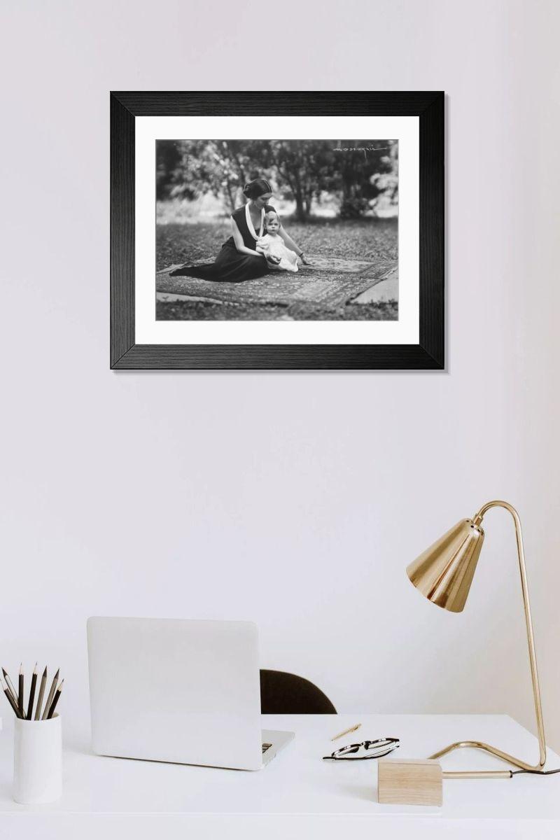 Shown hanging in a room: Modern 14"x12" (36x31cm)