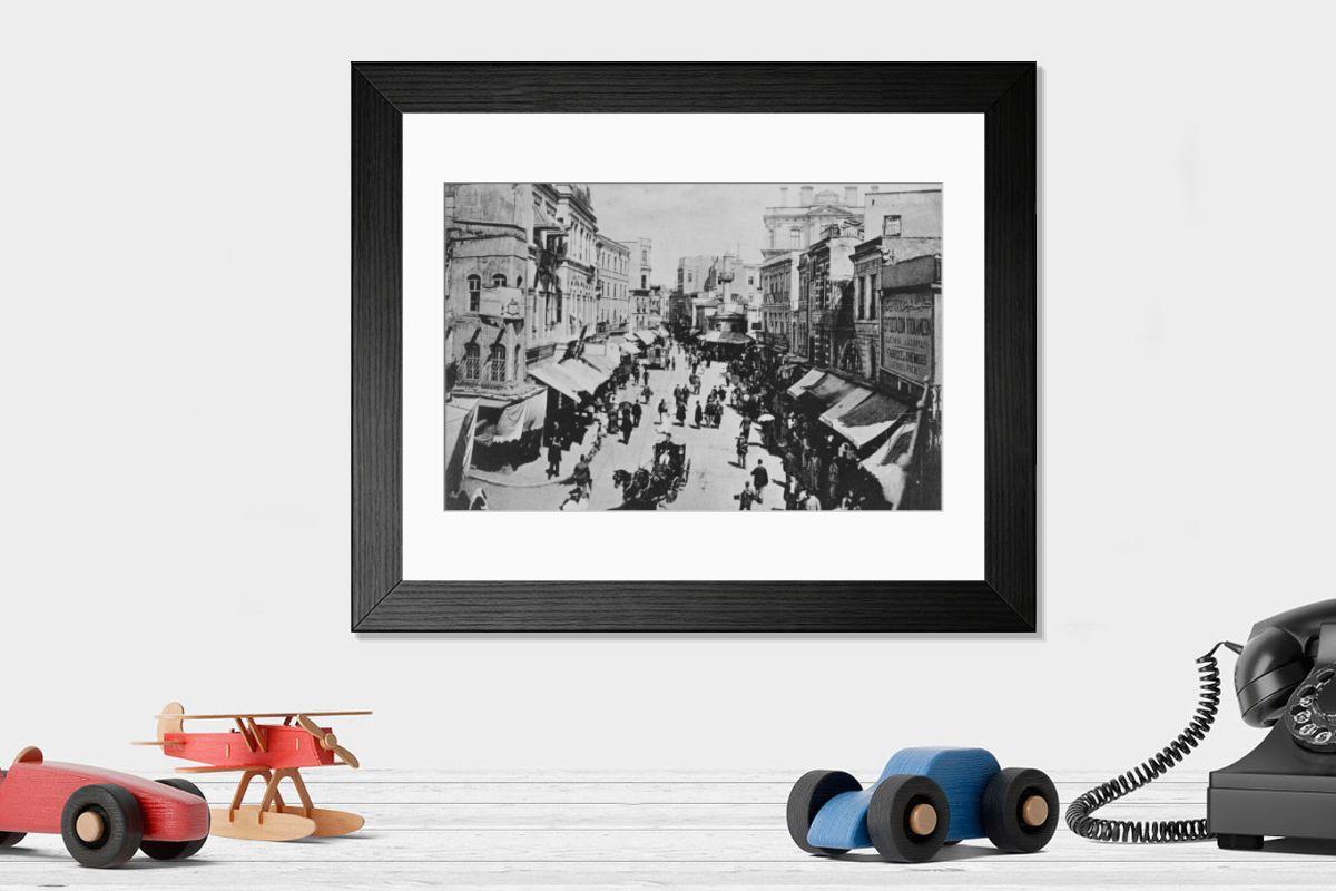 Shown hanging in a room: Modern 14"x12" (36x31cm)