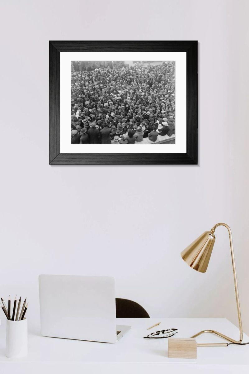 Shown hanging in a room: Modern 14"x12" (36x31cm)