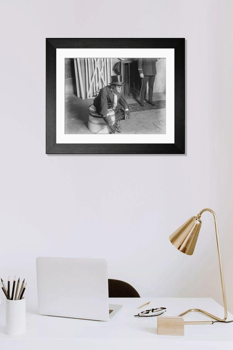 Shown hanging in a room: Modern 14"x12" (36x31cm)