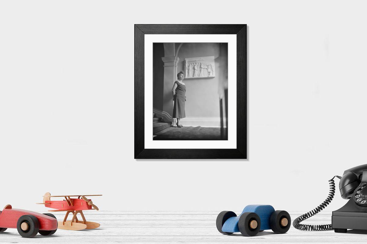 Shown hanging in a room: Modern 14"x12" (36x31cm)