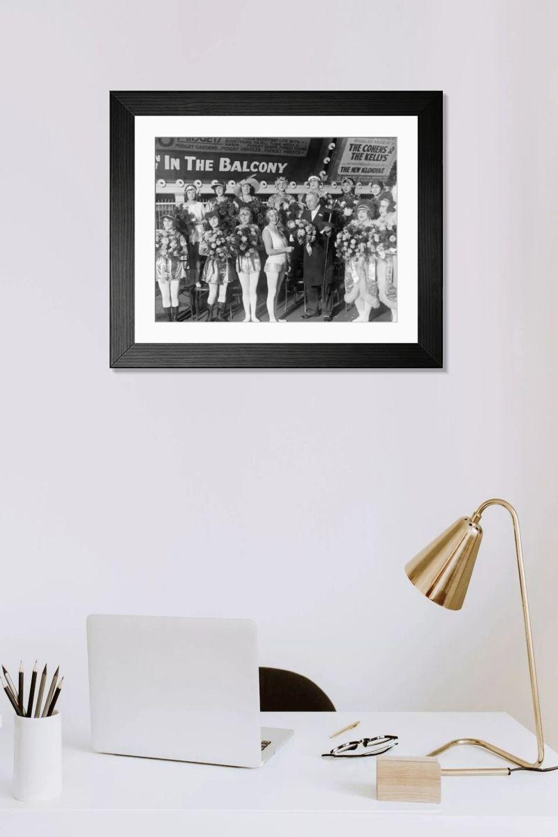 Shown hanging in a room: Modern 14"x12" (36x31cm)