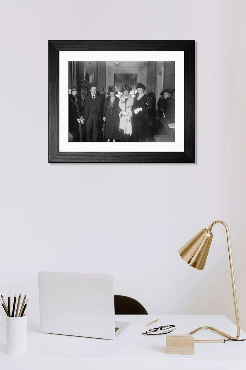 Shown hanging in a room: Modern 14"x12" (36x31cm)
