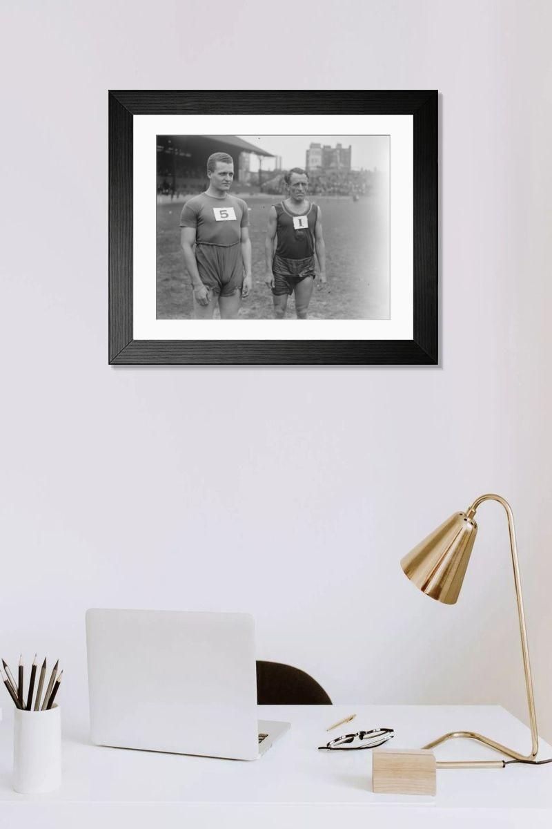 Shown hanging in a room: Modern 14"x12" (36x31cm)