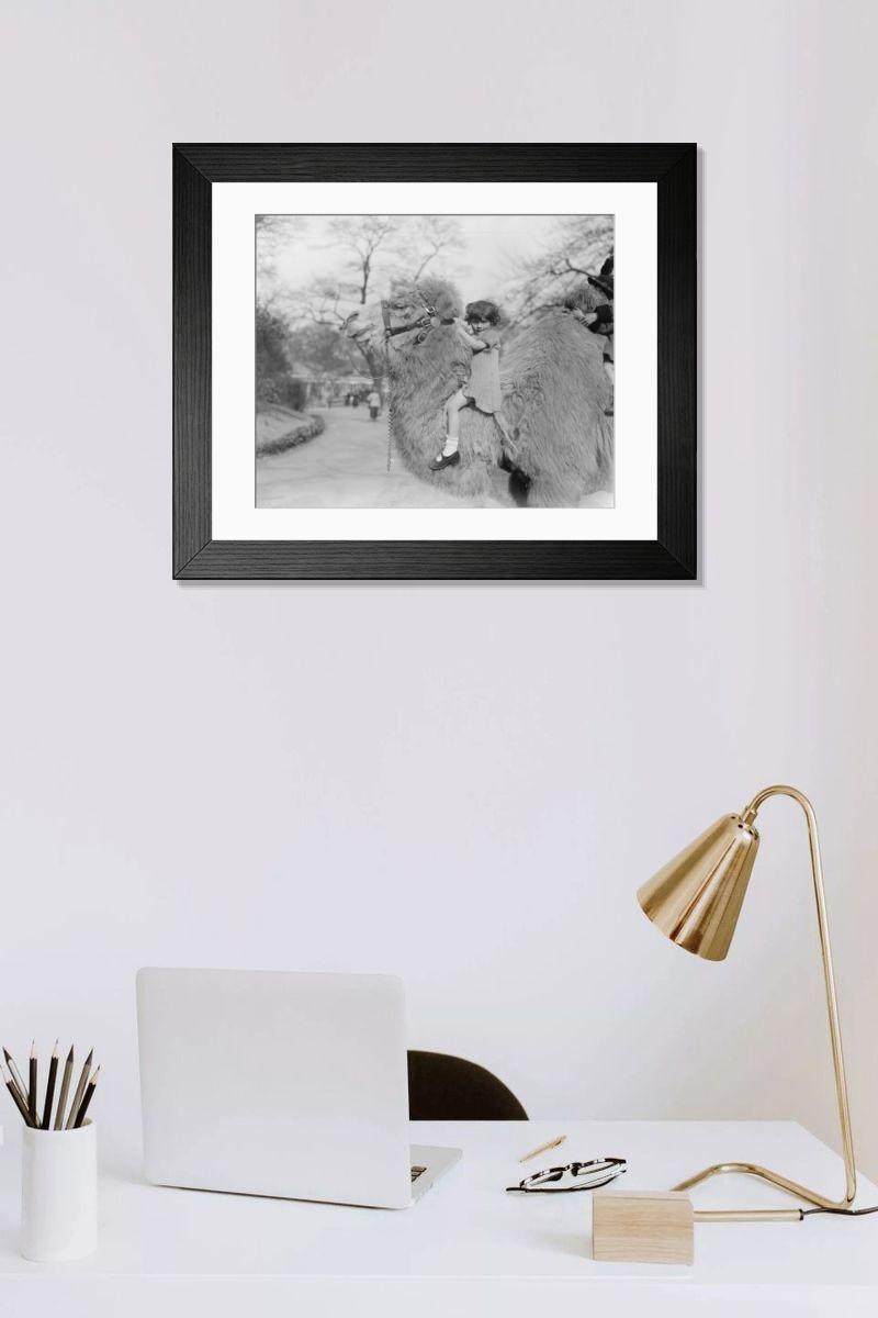Shown hanging in a room: Modern 14"x12" (36x31cm)