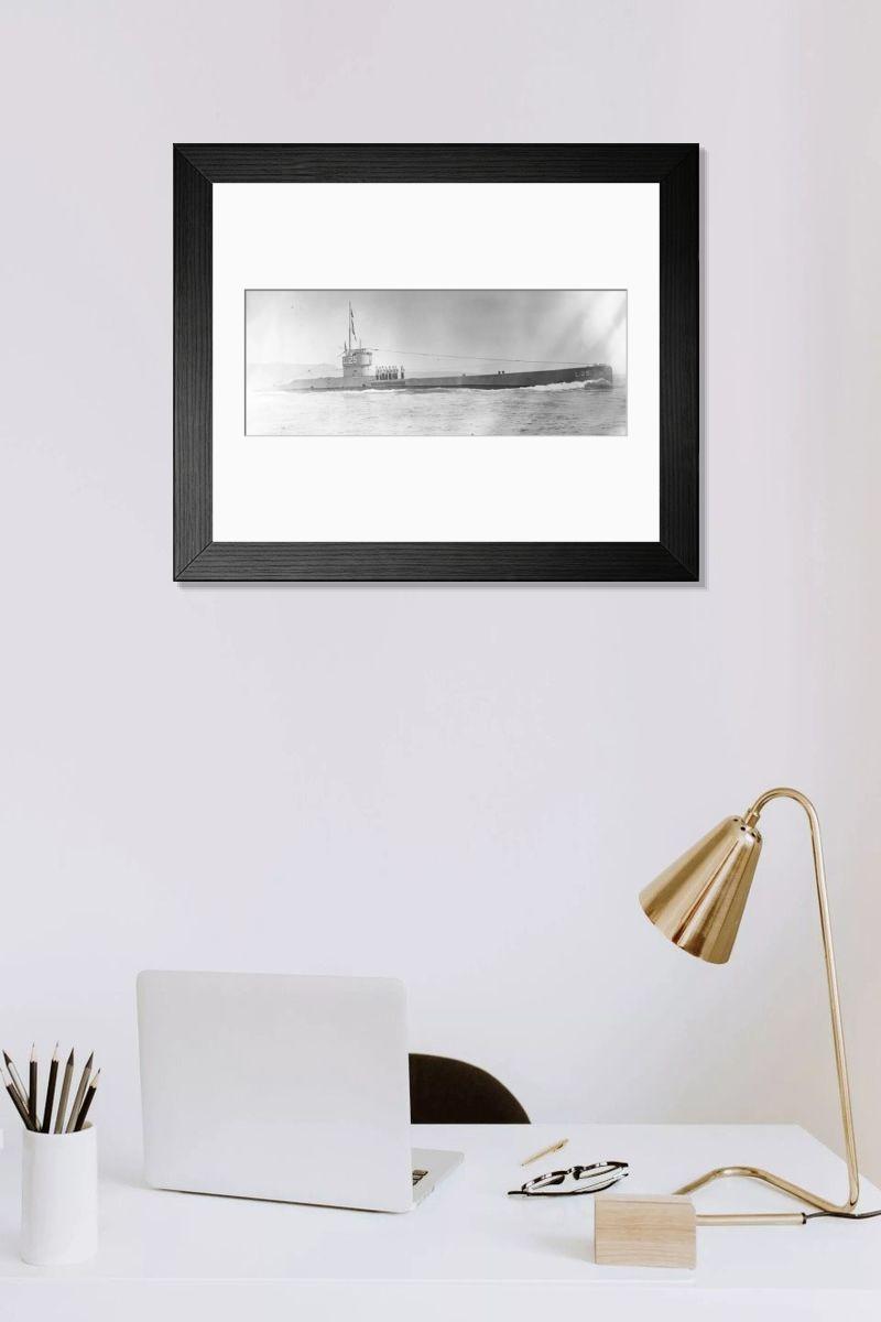 Shown hanging in a room: Modern 14"x12" (36x31cm)