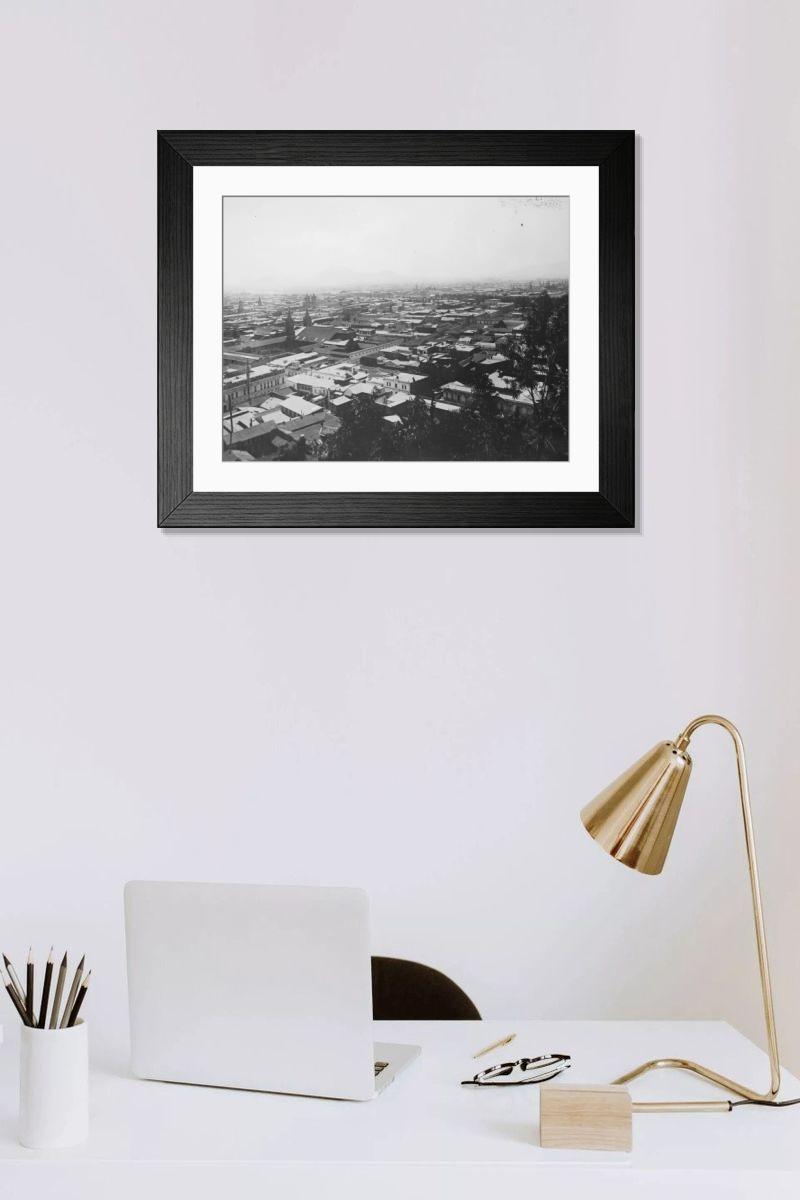 Shown hanging in a room: Modern 14"x12" (36x31cm)