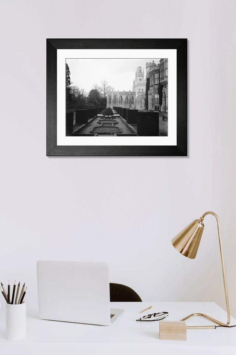 Shown hanging in a room: Modern 14"x12" (36x31cm)