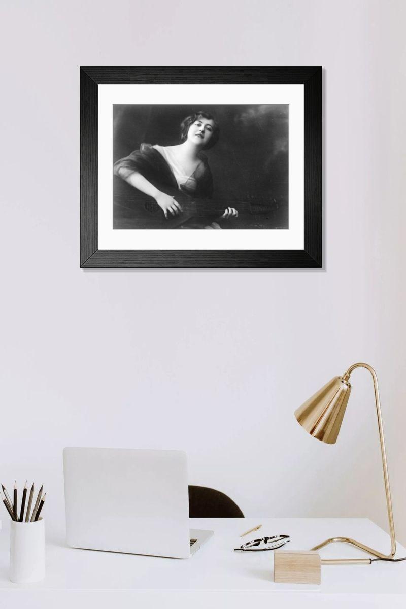 Shown hanging in a room: Modern 14"x12" (36x31cm)
