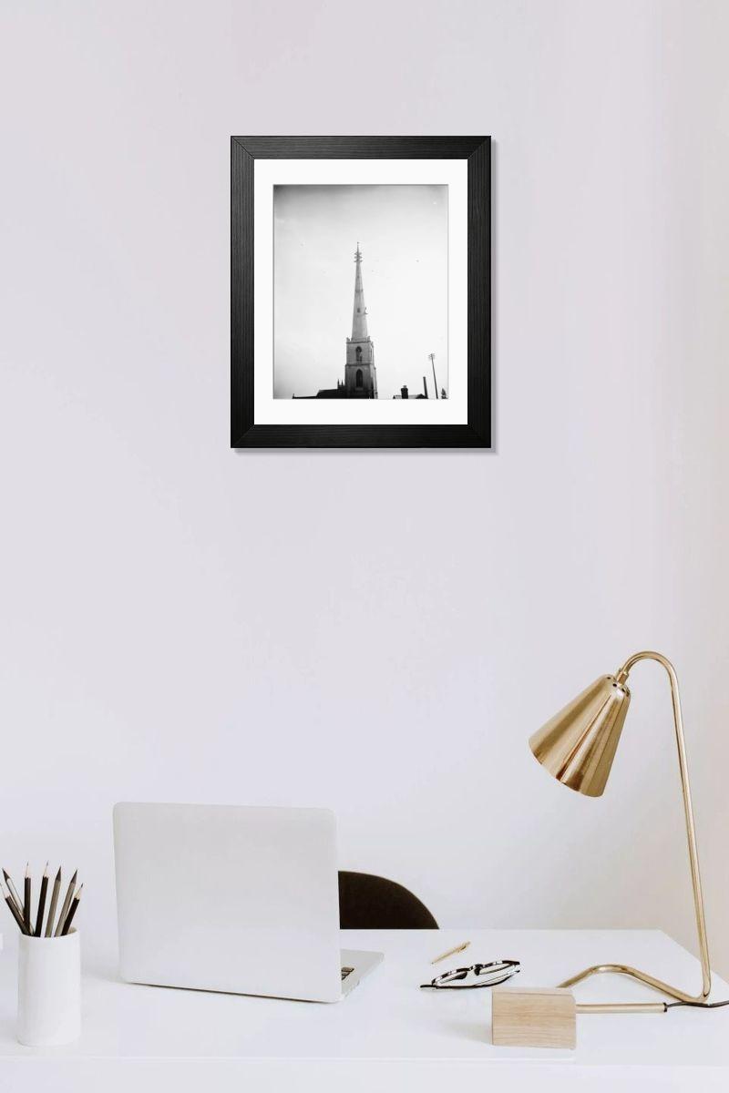 Shown hanging in a room: Modern 14"x12" (36x31cm)