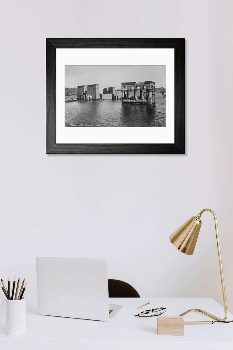 Shown hanging in a room: Modern 14"x12" (36x31cm)
