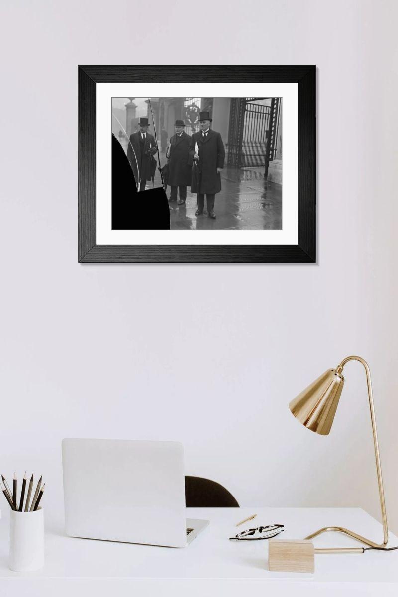 Shown hanging in a room: Modern 14"x12" (36x31cm)