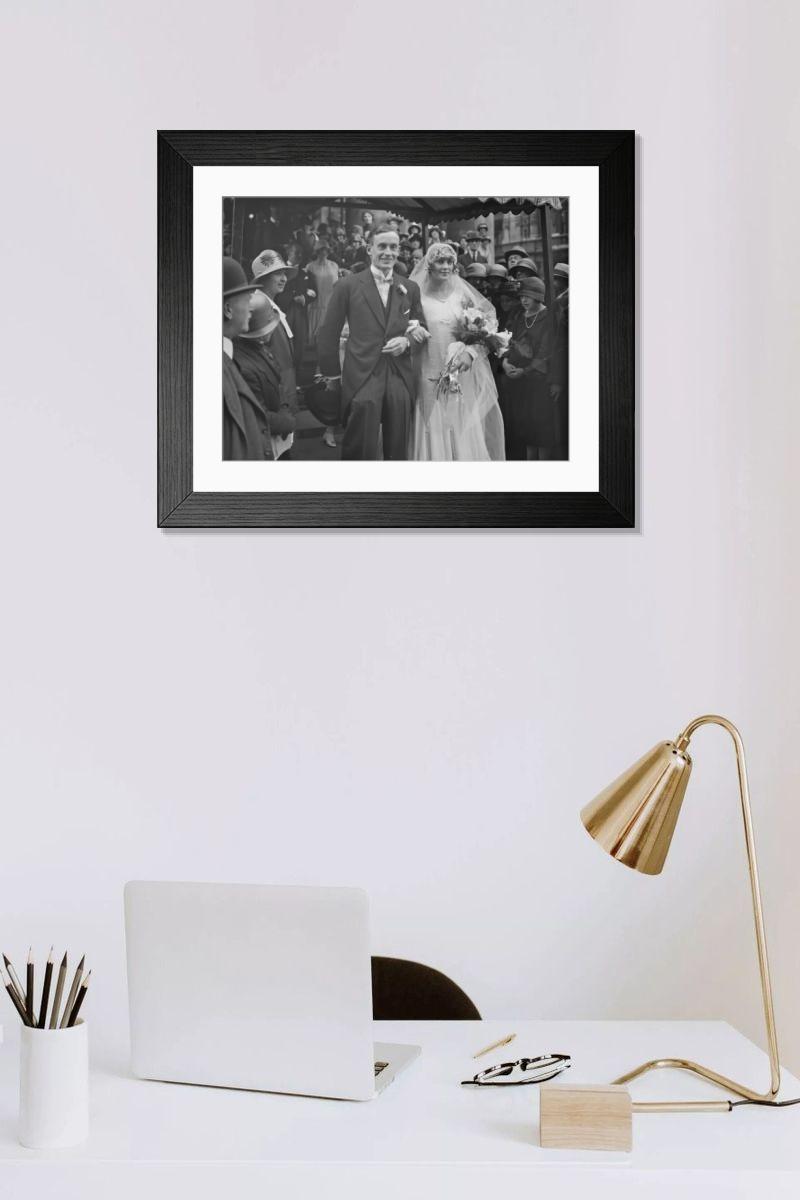 Shown hanging in a room: Modern 14"x12" (36x31cm)