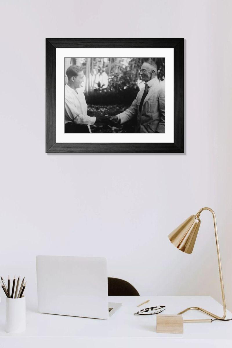 Shown hanging in a room: Modern 14"x12" (36x31cm)