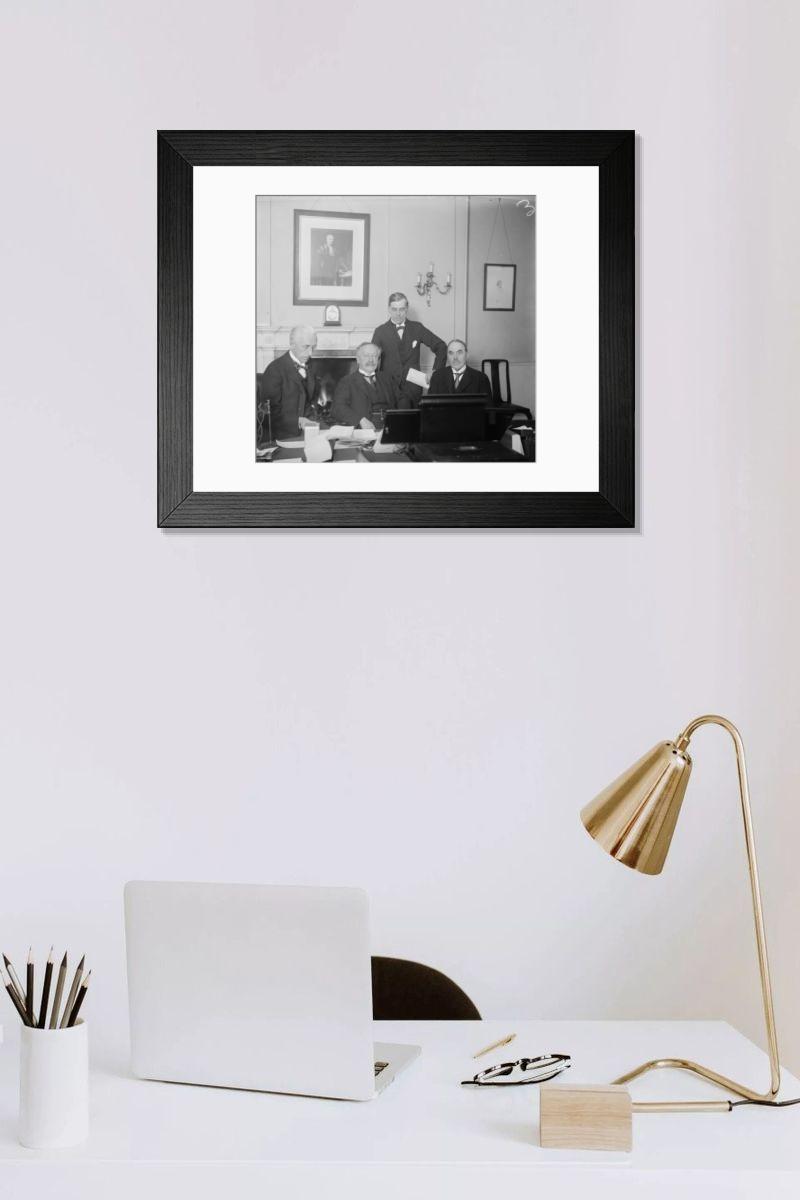 Shown hanging in a room: Modern 14"x12" (36x31cm)