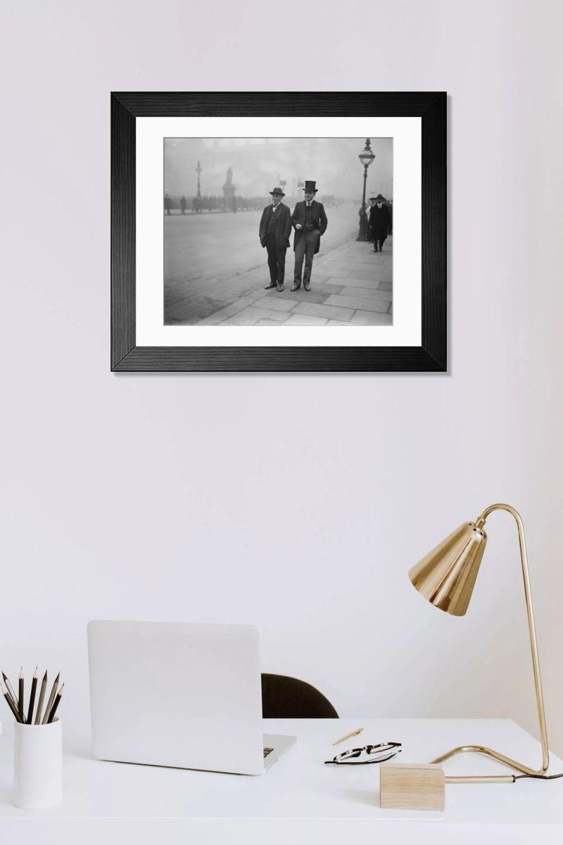 Shown hanging in a room: Modern 14"x12" (36x31cm)