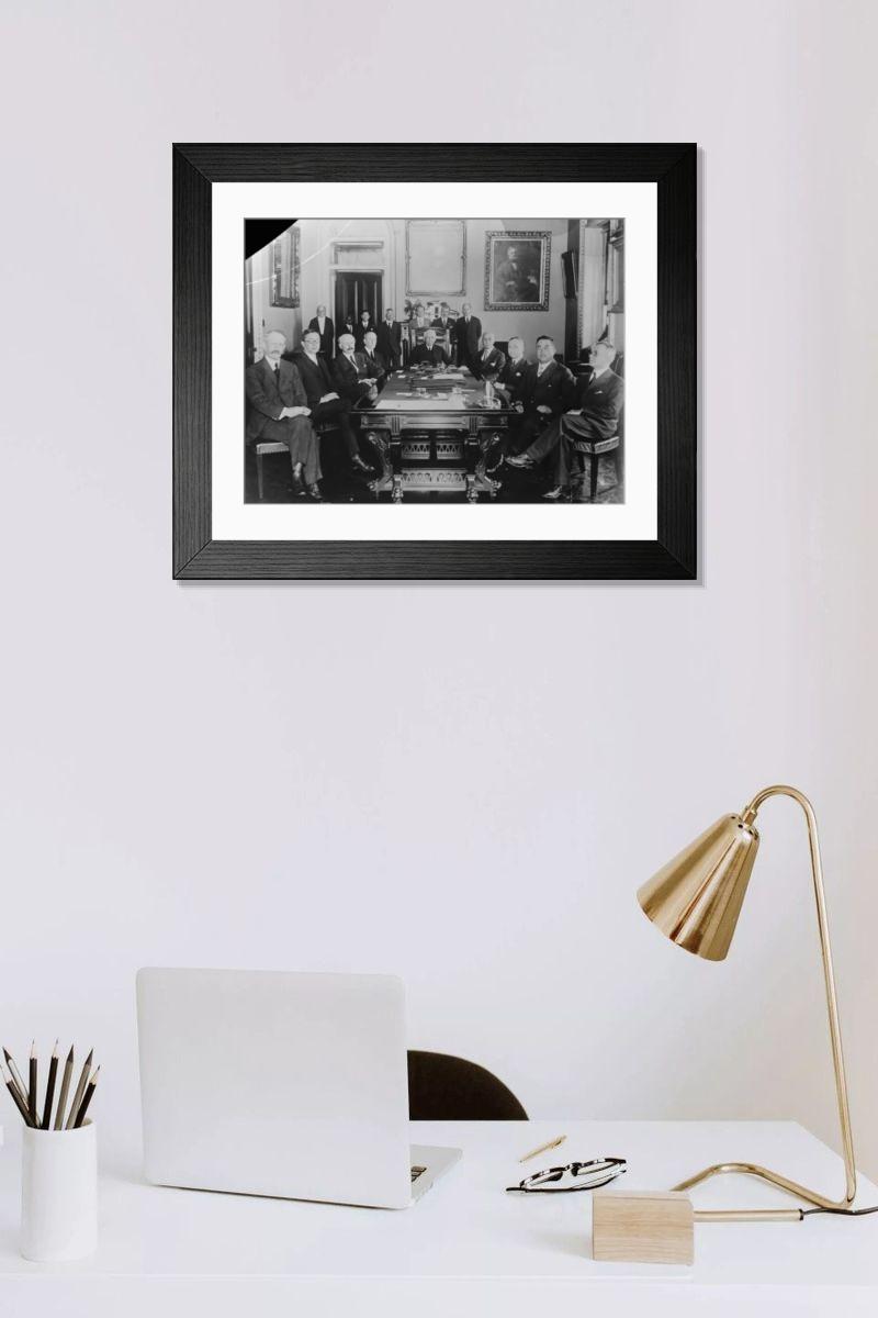 Shown hanging in a room: Modern 14"x12" (36x31cm)