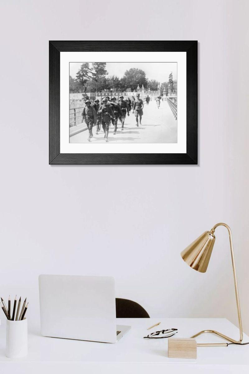 Shown hanging in a room: Modern 14"x12" (36x31cm)