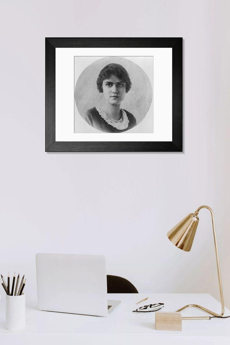 Shown hanging in a room: Modern 14"x12" (36x31cm)