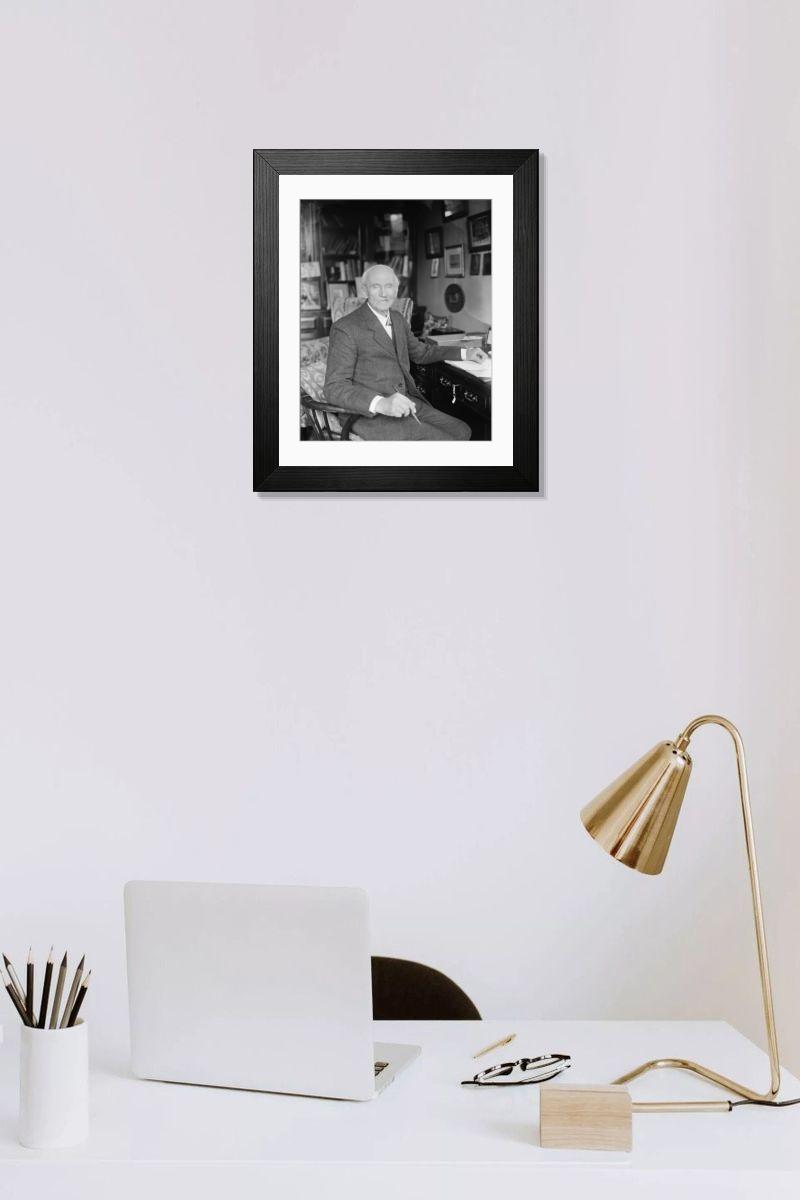 Shown hanging in a room: Modern 14"x12" (36x31cm)
