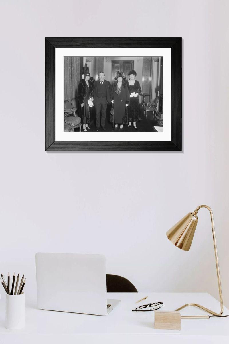 Shown hanging in a room: Modern 14"x12" (36x31cm)