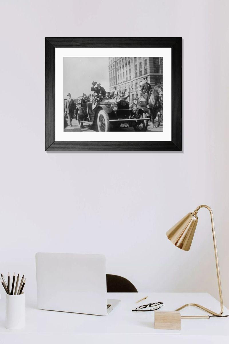 Shown hanging in a room: Modern 14"x12" (36x31cm)