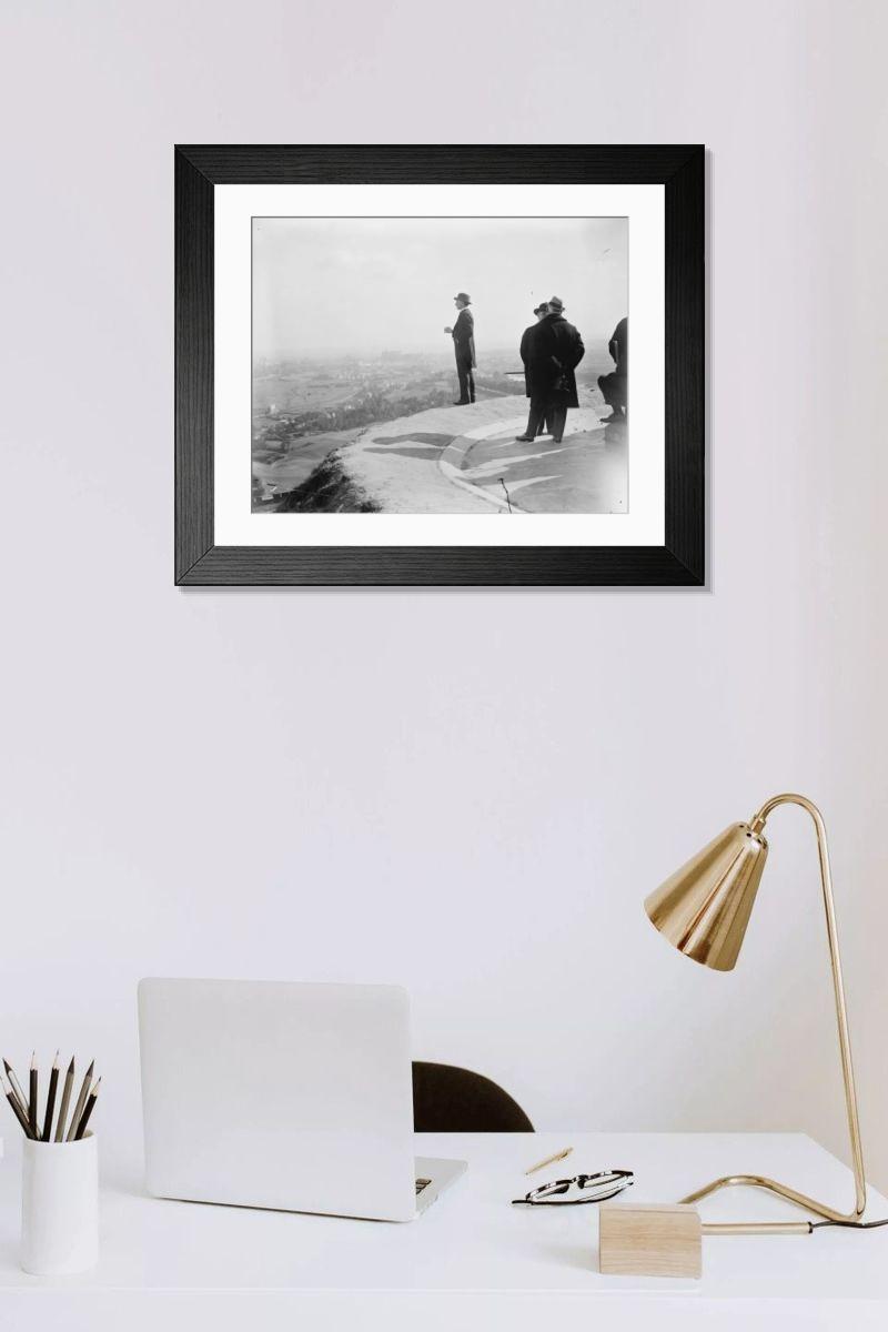 Shown hanging in a room: Modern 14"x12" (36x31cm)