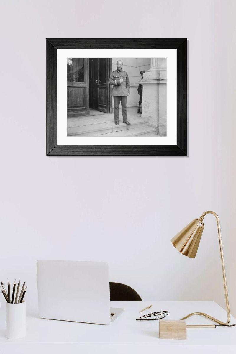 Shown hanging in a room: Modern 14"x12" (36x31cm)