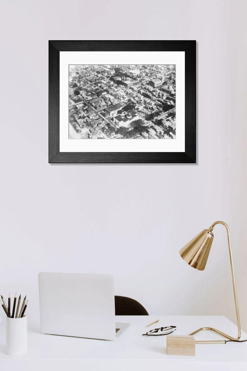 Shown hanging in a room: Modern 14"x12" (36x31cm)