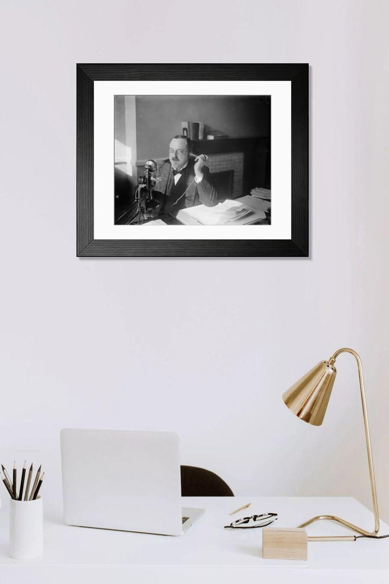 Shown hanging in a room: Modern 14"x12" (36x31cm)