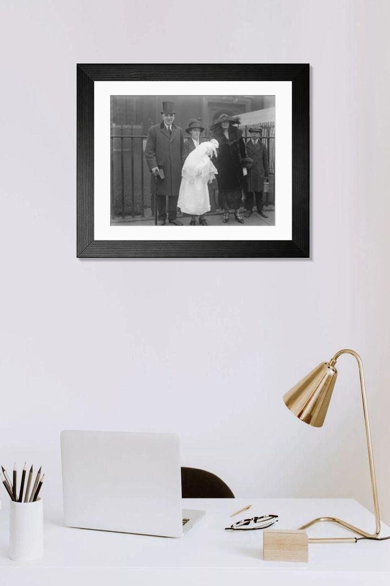Shown hanging in a room: Modern 14"x12" (36x31cm)