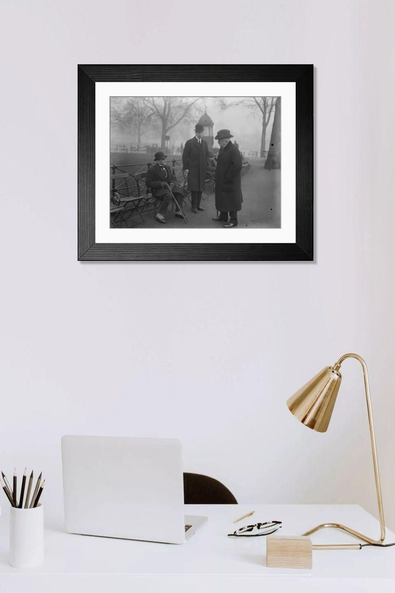Shown hanging in a room: Modern 14"x12" (36x31cm)
