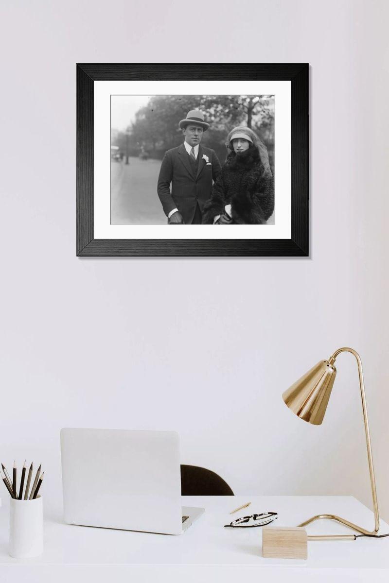 Shown hanging in a room: Modern 14"x12" (36x31cm)