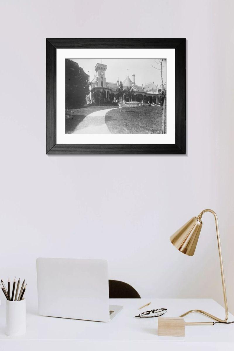 Shown hanging in a room: Modern 14"x12" (36x31cm)