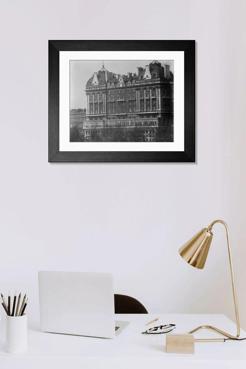 Shown hanging in a room: Modern 14"x12" (36x31cm)
