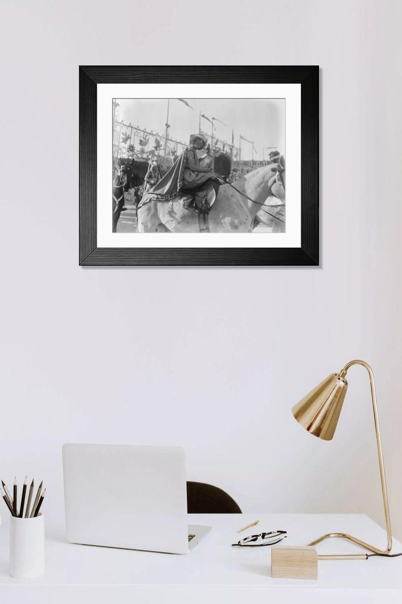 Shown hanging in a room: Modern 14"x12" (36x31cm)