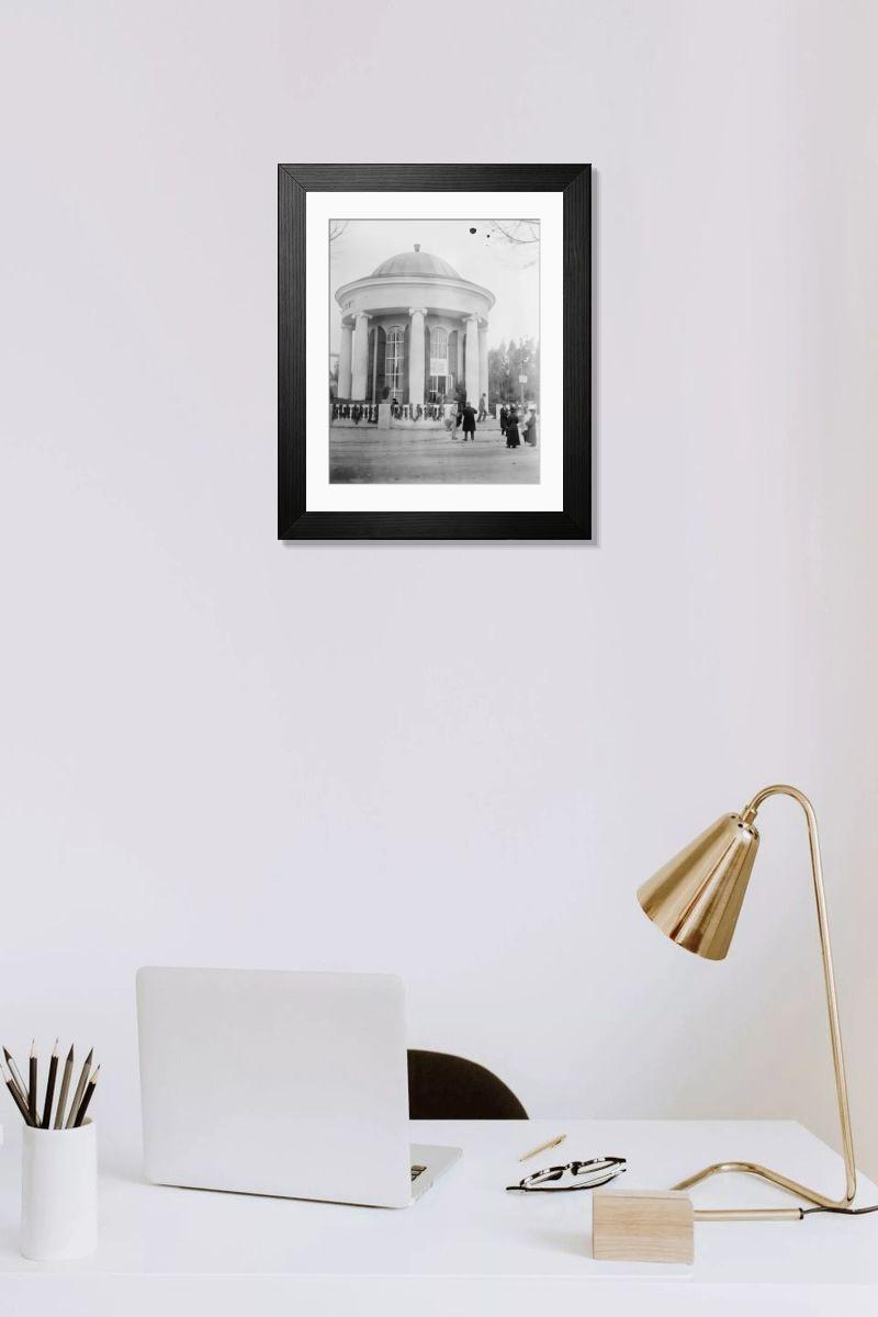 Shown hanging in a room: Modern 14"x12" (36x31cm)