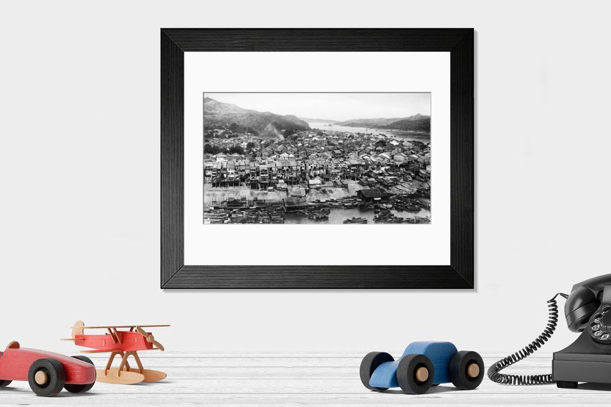 Shown hanging in a room: Modern 14"x12" (36x31cm)
