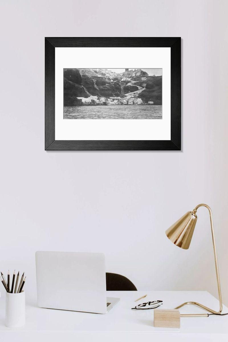 Shown hanging in a room: Modern 14"x12" (36x31cm)