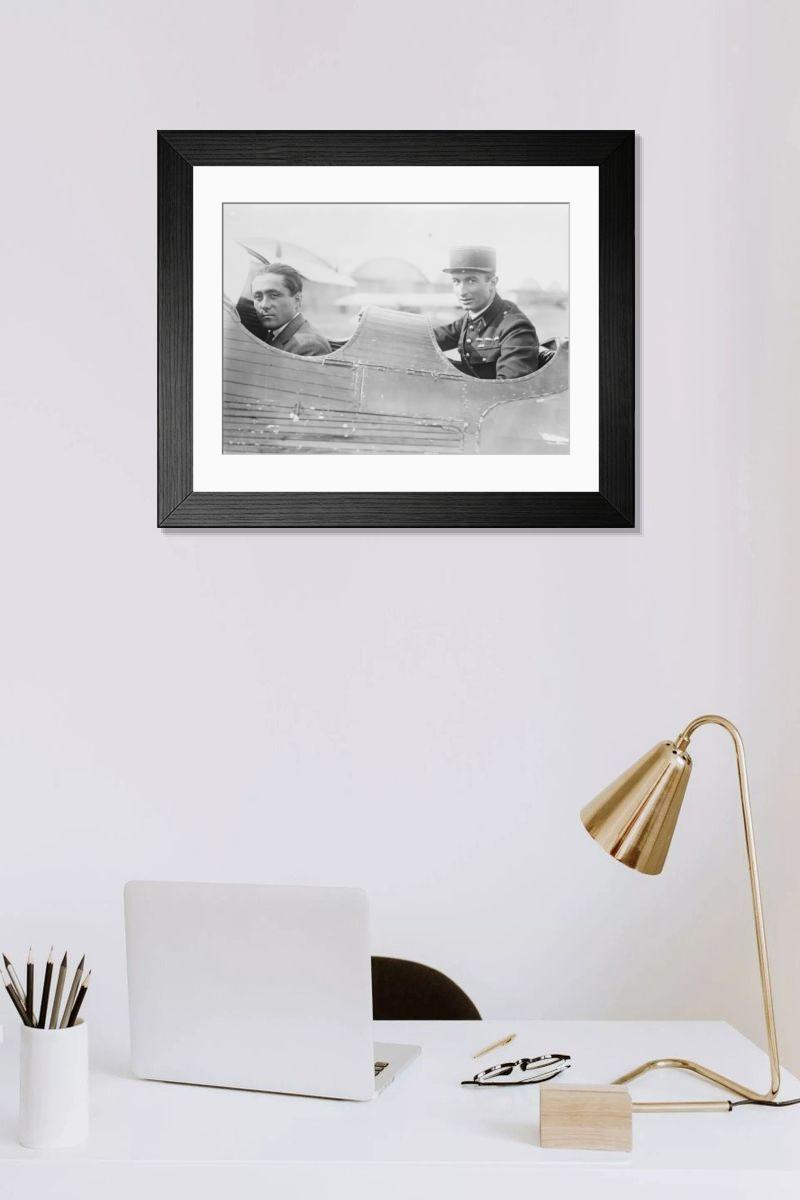 Shown hanging in a room: Modern 14"x12" (36x31cm)