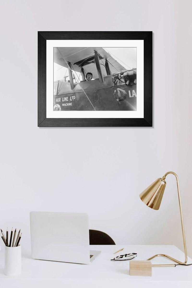 Shown hanging in a room: Modern 14"x12" (36x31cm)
