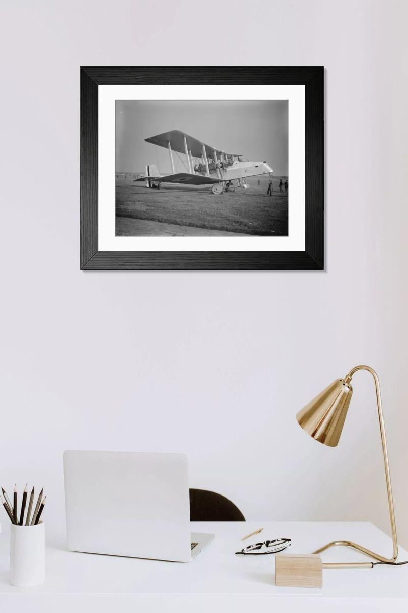 Shown hanging in a room: Modern 14"x12" (36x31cm)